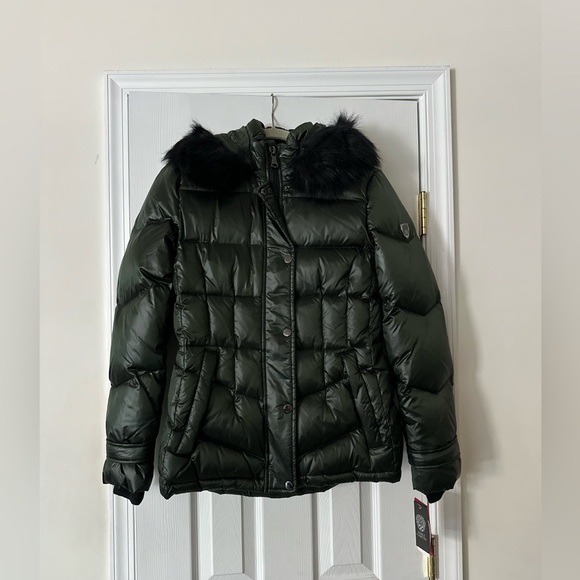 Vince Camuto Jackets & Blazers - NWT Vince Camuto Faux Fur Hooded Puffer Jacket MEDIUM